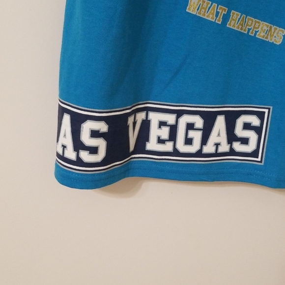 Blue T-shirt Las Vegas size XL - Picture 4 of 6